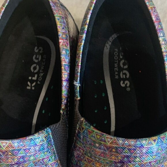 KLOGS Naples Professional Nursing Slip-on Shoes Clogs Pyramid Pattern Size 9.5W - Picture 4 of 13
